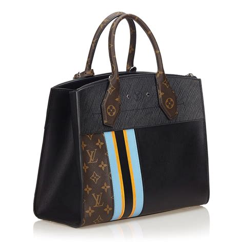 black white leather city steamer mm bag fake|louis vuitton city steamer.